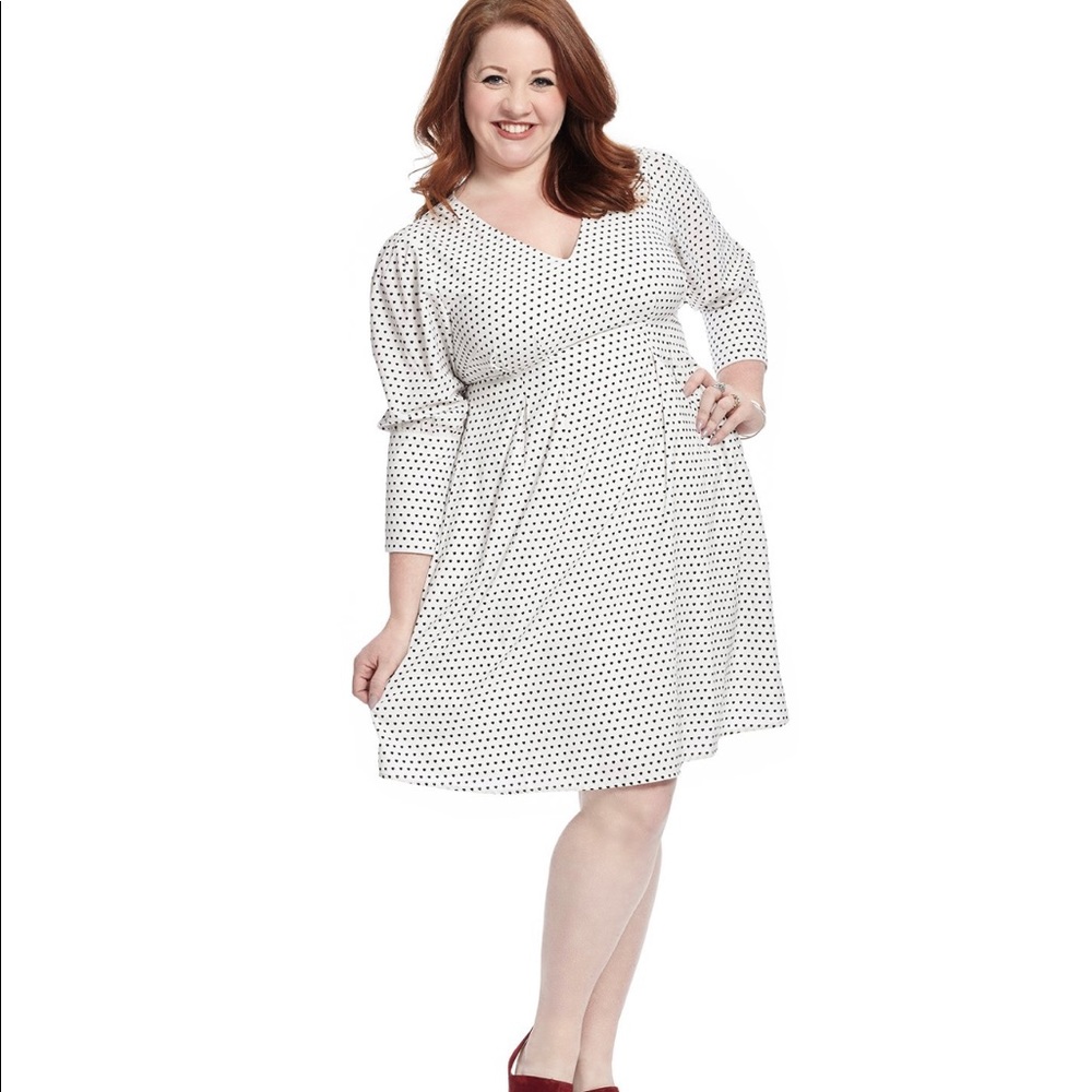 Adorable 24W Eshakti Heart print dress